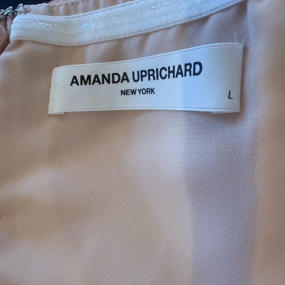 Amanda Uprichard Strapless Floral Peach High-Low Dress NWOT - Picture 13 of 15